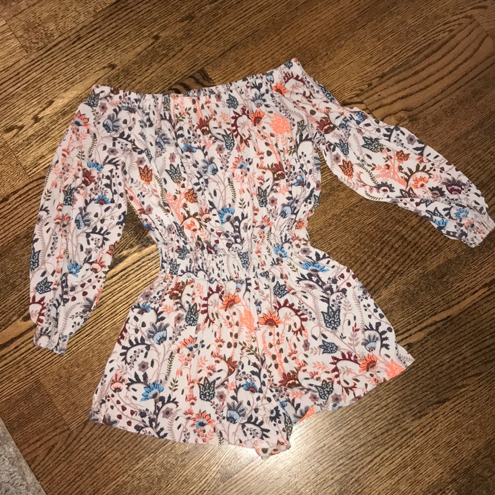 Free People Floral Romper